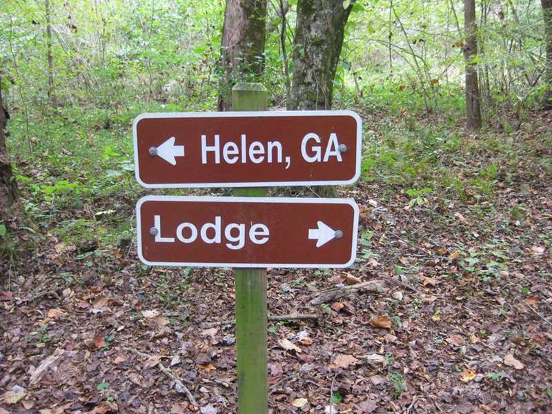 The trail is very well marked.