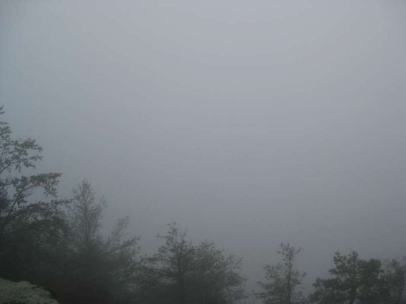 Fantastic views of the N. Georgia mountains into NC! .... On a clear day!...