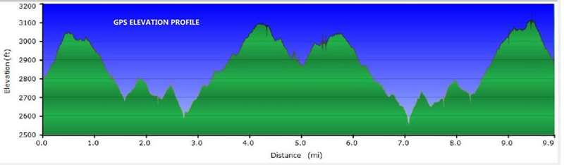 Our elevation profile!