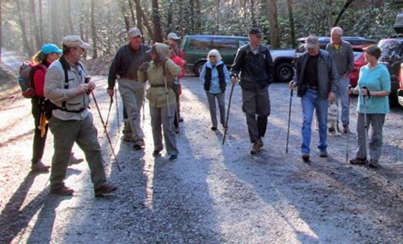 Leaving Warwoman Dell headed for Martin Creek Falls.