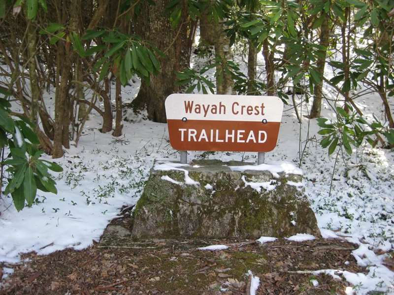 Our trail-head.