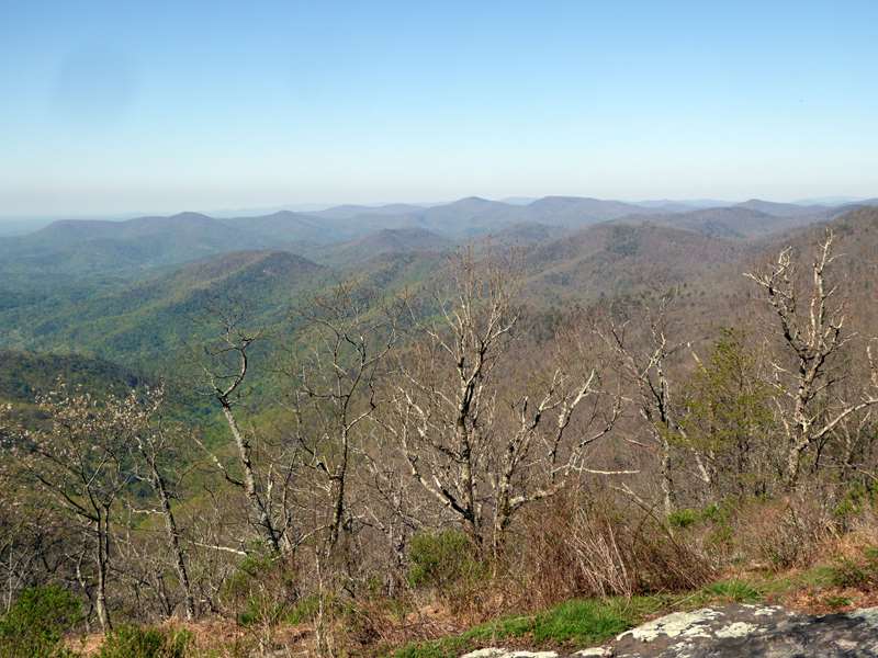 Great mountain views along the trail!