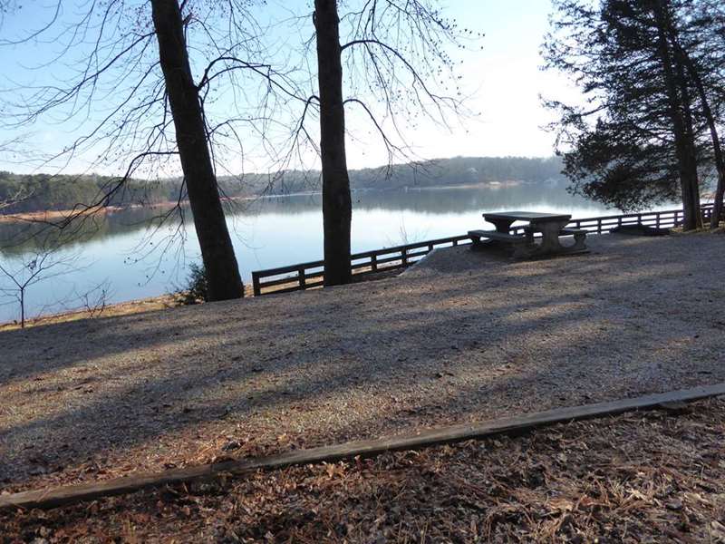 Passing through one of many campgrounds.