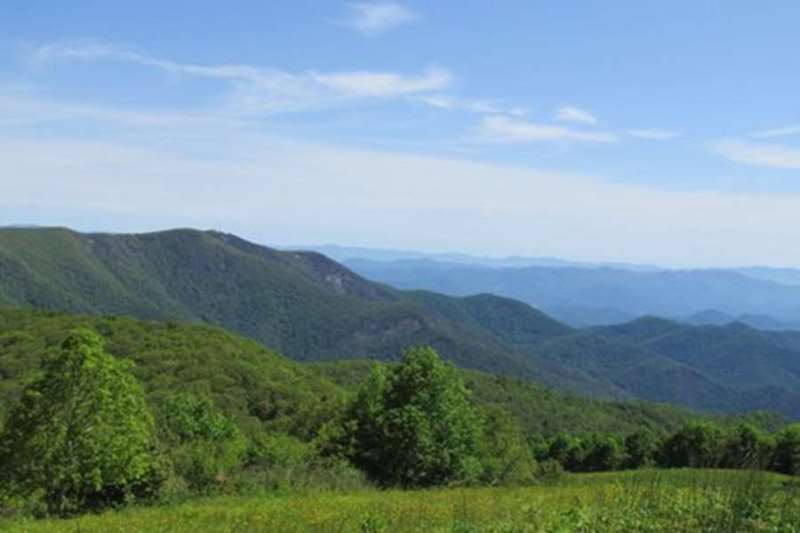 Magnificent views from 5,216 ft. Siler Bald!