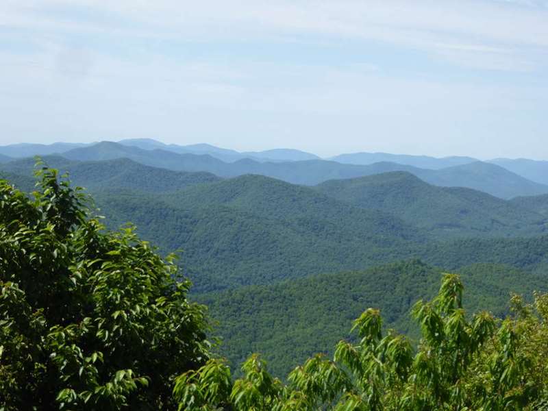 Beautiful layers of mountains.