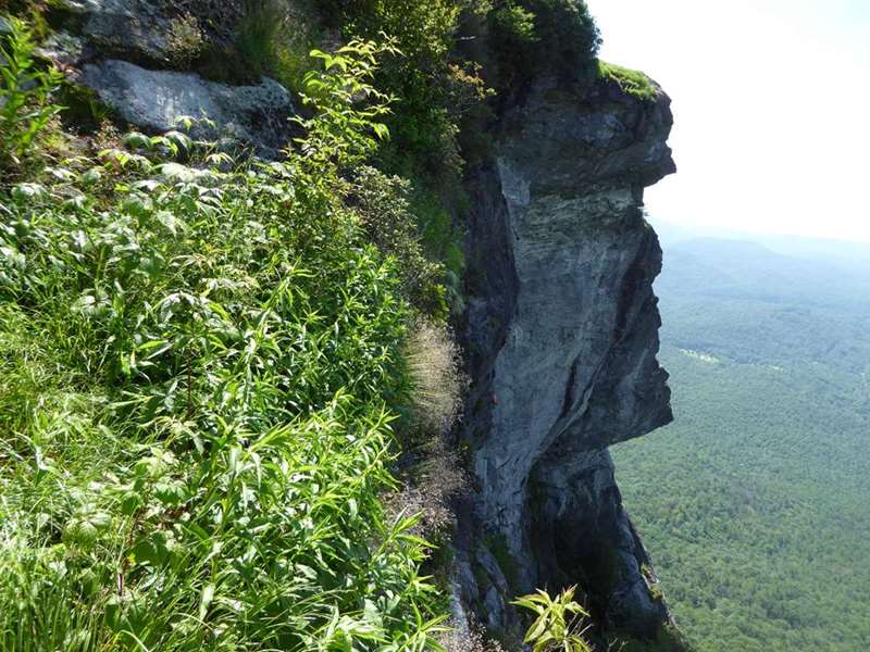 Awesome giant rock cliff