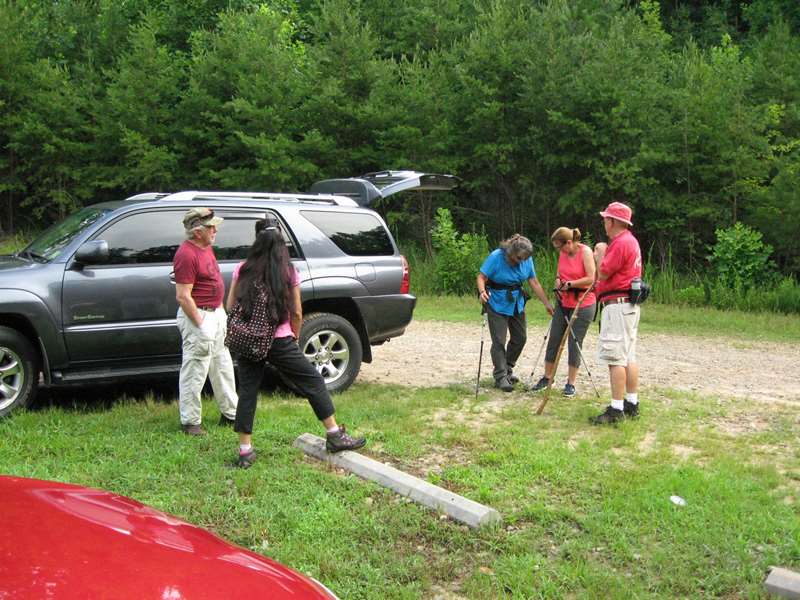 Trailhead parking area.