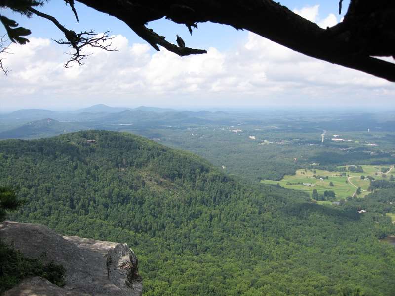 Awesome views all along the rock face of Yonah Mt..