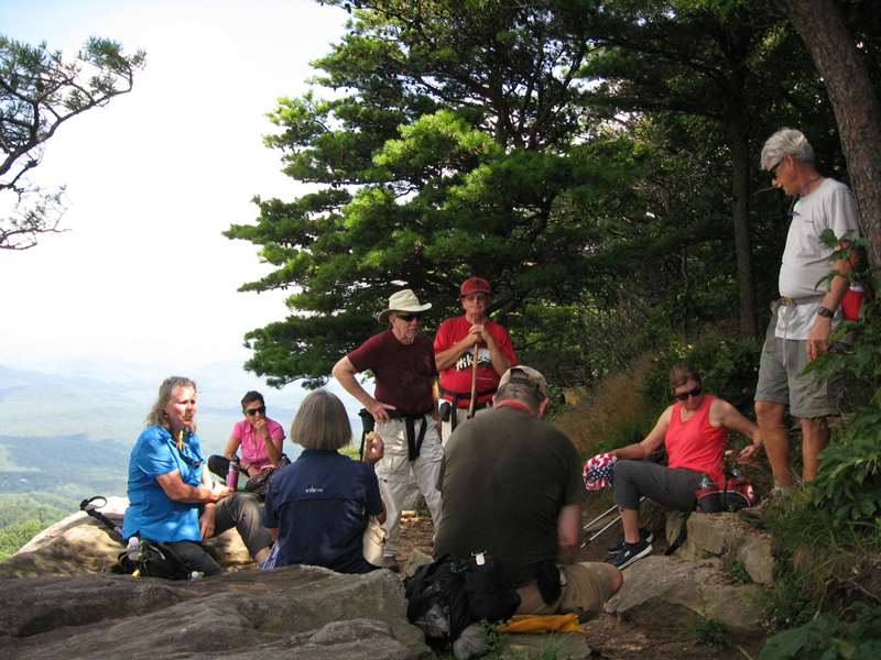Break time on the cliff.