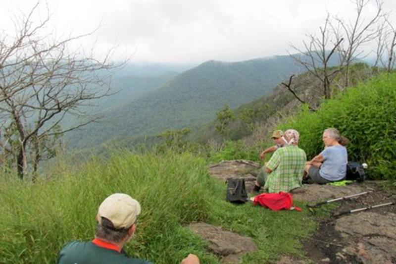 A great place to have lunch! 5,500ft. elevation at Standing Indian!