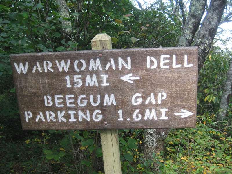 Trail sign on the Bartram Trail.