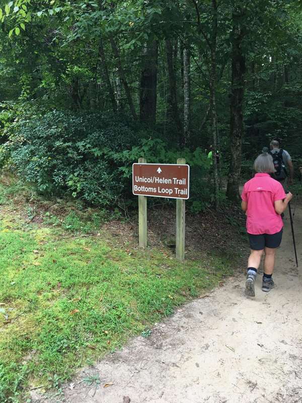 The trails are very well marked.
