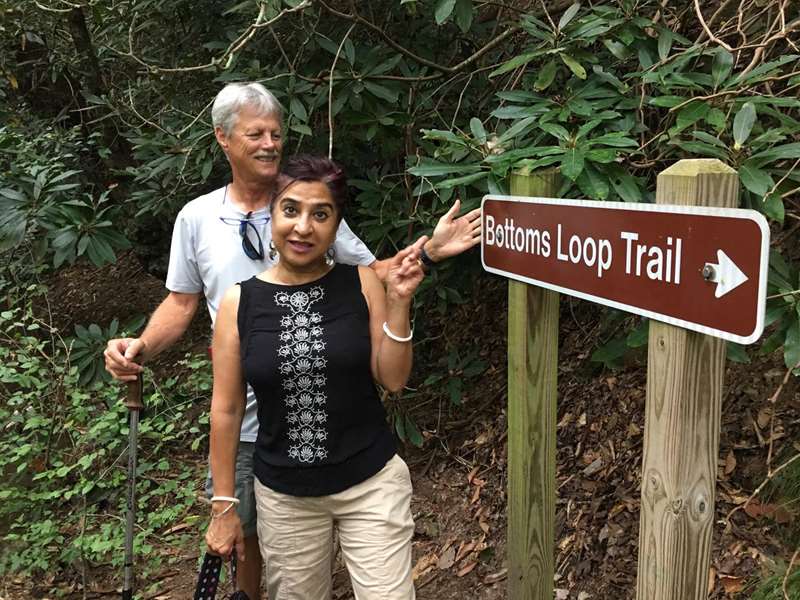 One of today's trails.