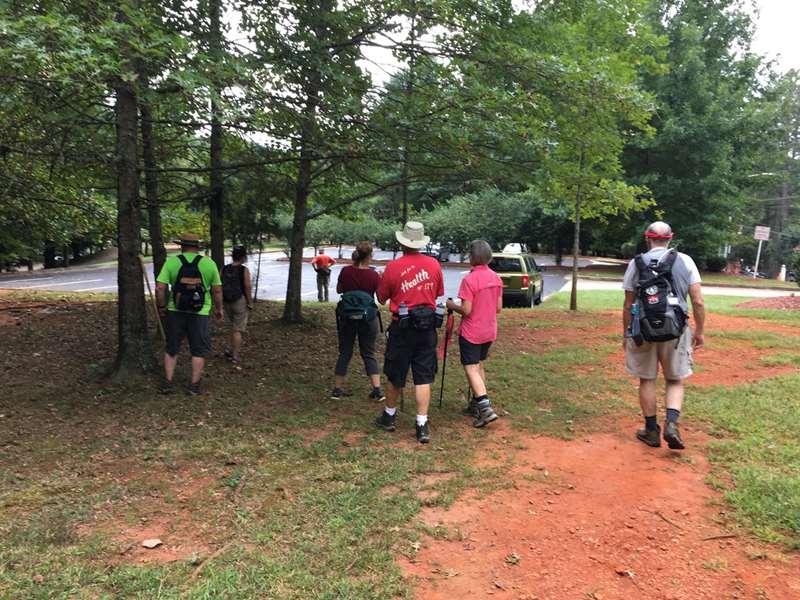 Arriving at downtown Helen Park