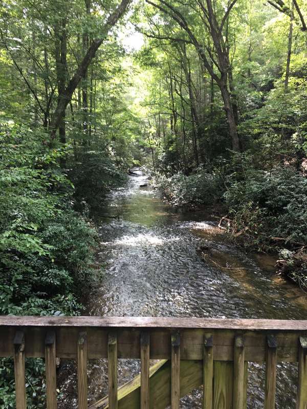 Crossing over Lower Smith Creek