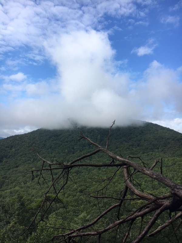 Cloud on Rainey Mountain!