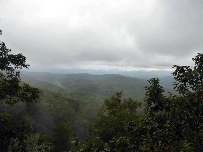 Clouds and fog but still a pretty good view!