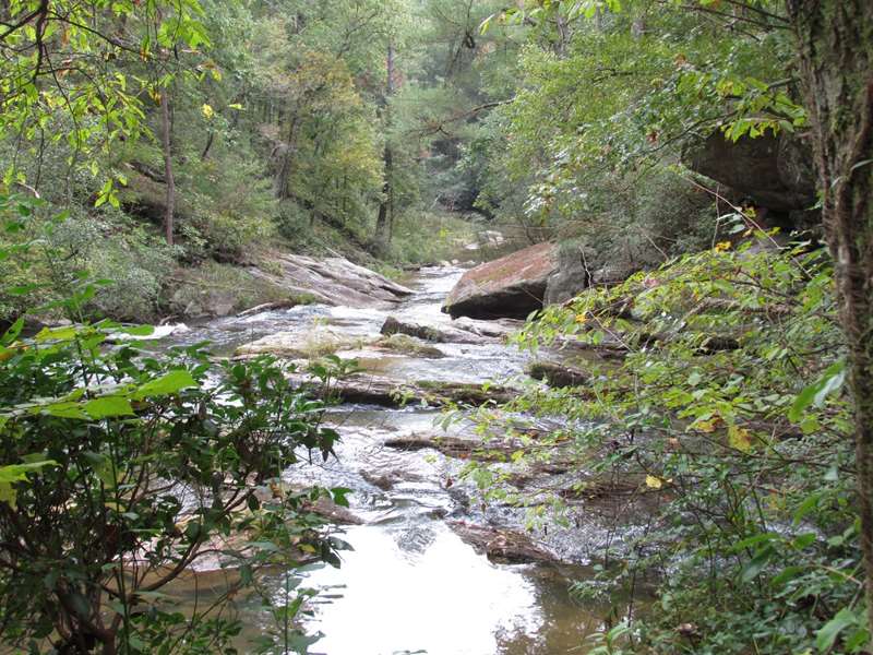 Great views of this boulder-filled creek.