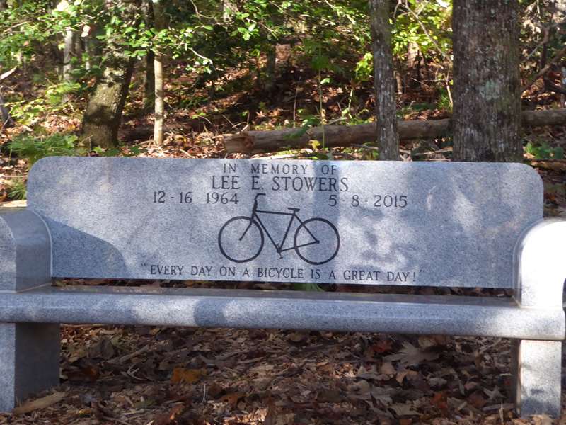 Nice memorial bench