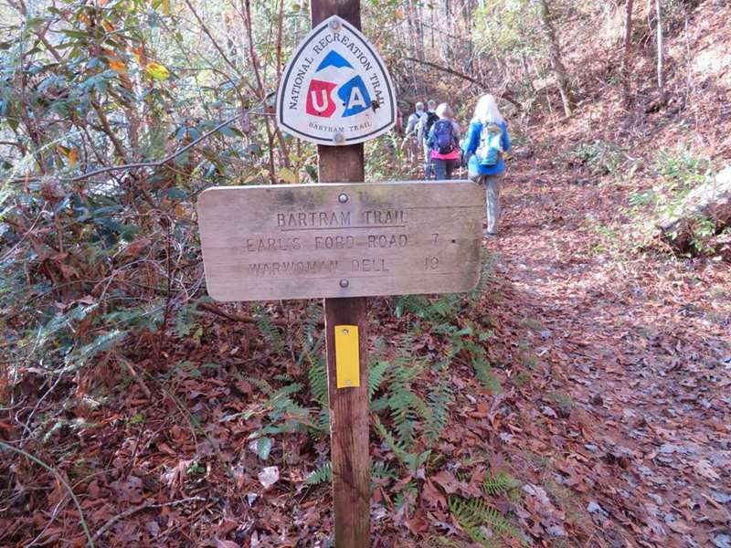 Sign at the trailhead
