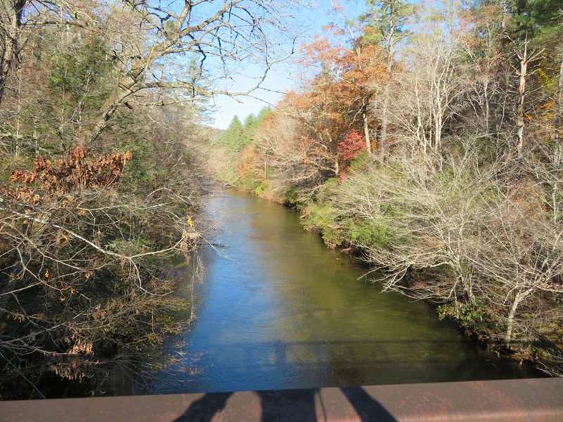 the West Fork Chattooga River