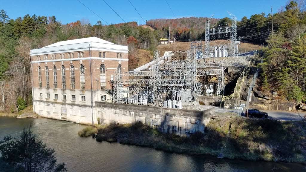 The GA Power Hydroelectric Plant Terrora. Began operation in 1925 and is still generating today! It is fed by Lake Rabun through a mile long tunnel.