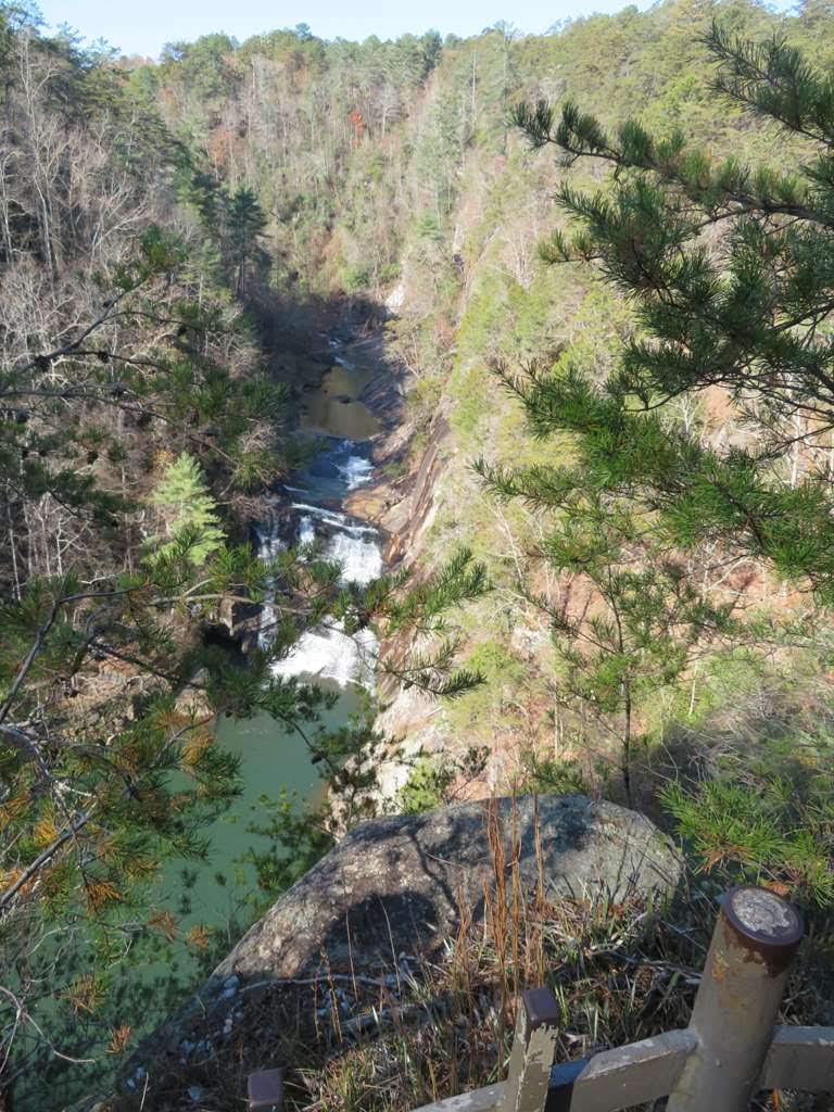 Great views deep into Tallulah Gorge