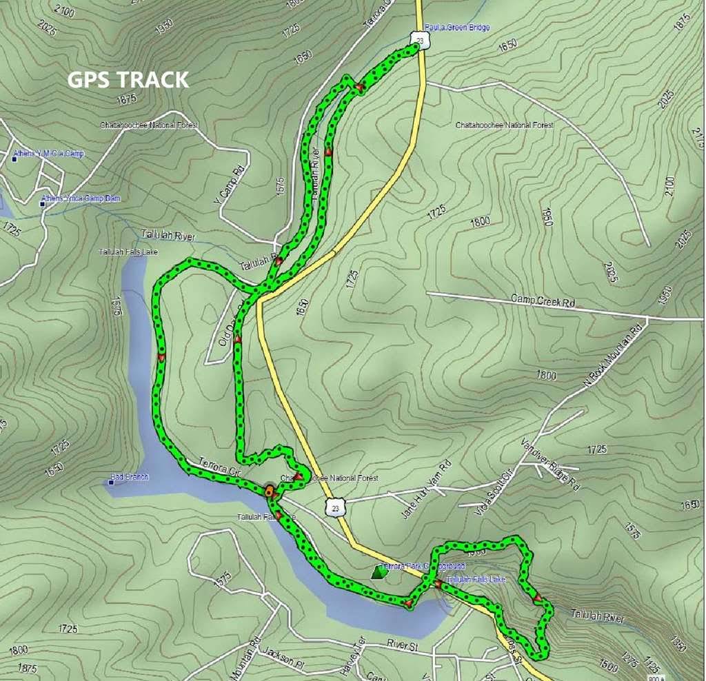 Our path today.