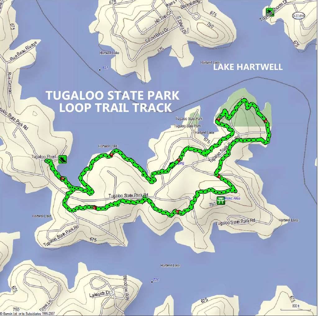 Our GPS track today