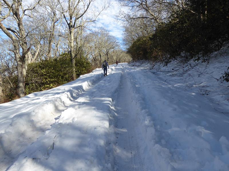 Very deep snow here!