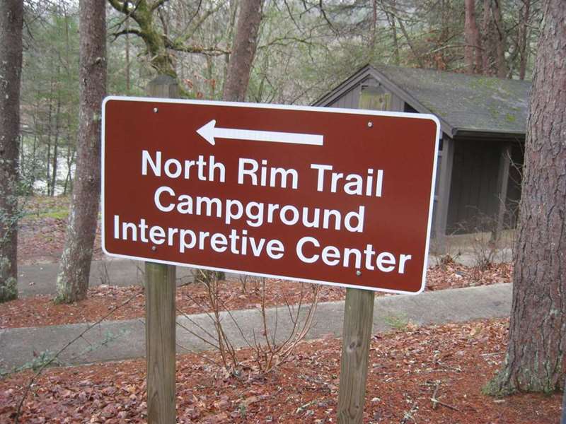 After finishing the Shortline, we walk up the lakeside road to hike the North Rim Trail.