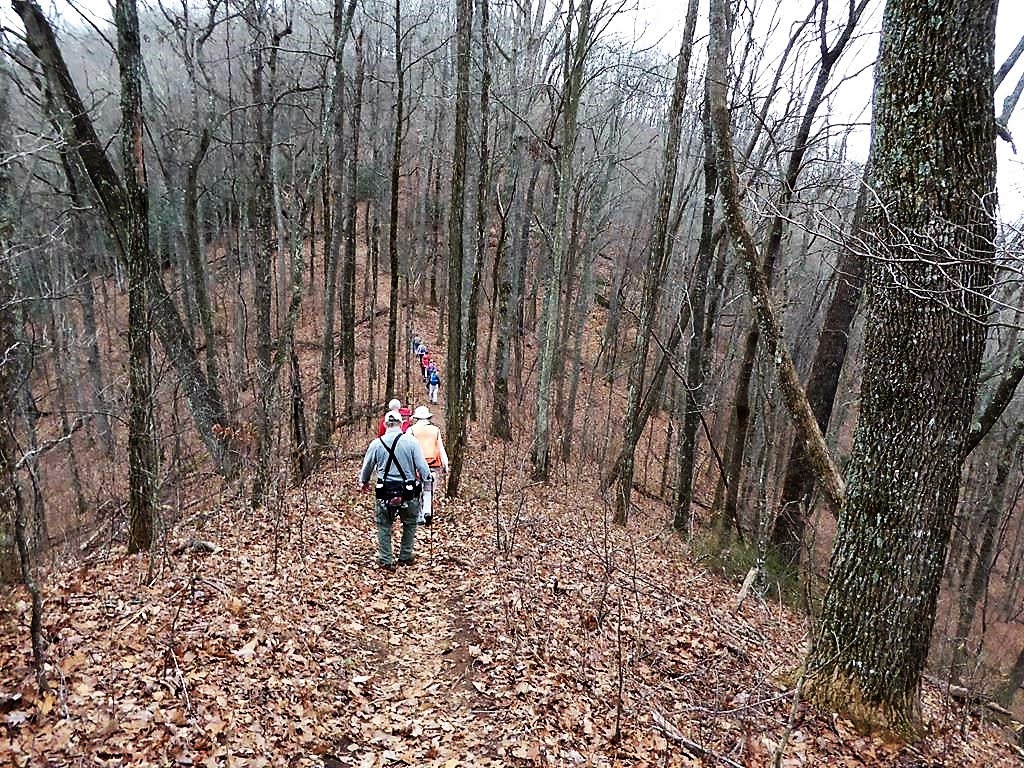 The trail was in beautiful condition.