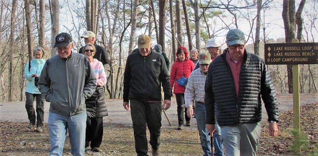 Fourteen hikers today!