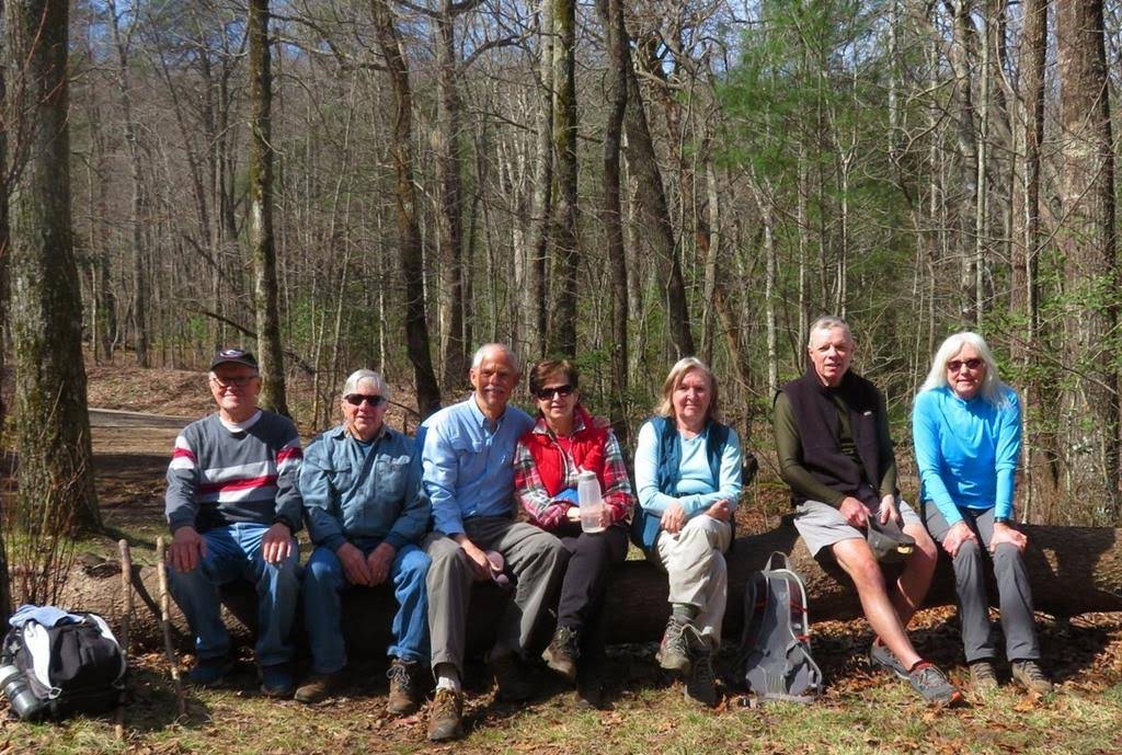 Lunchtime group at Gooch Gap!