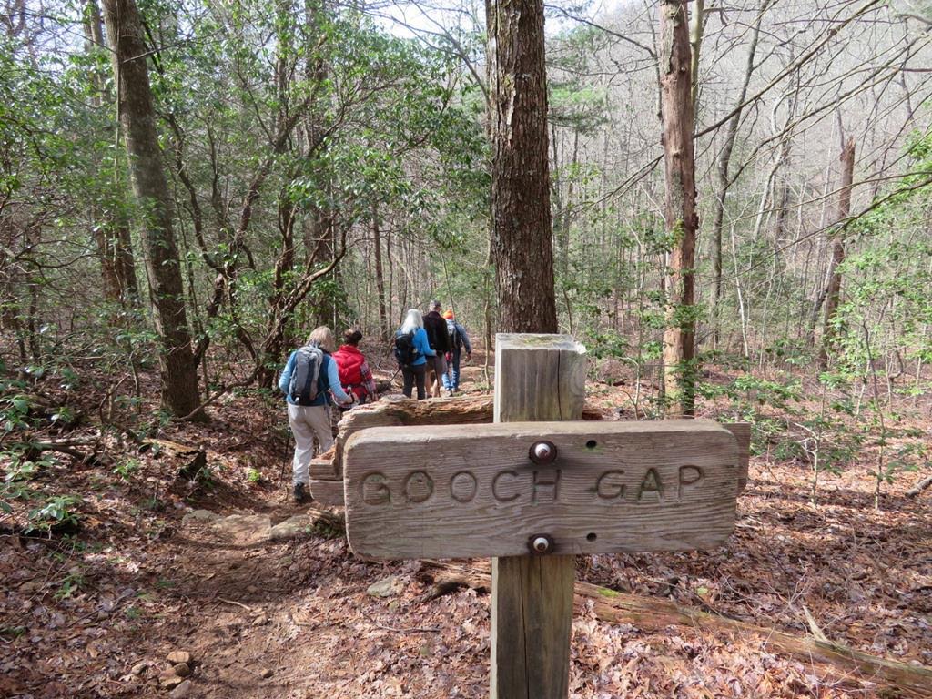 We arrive at Gooch Gap