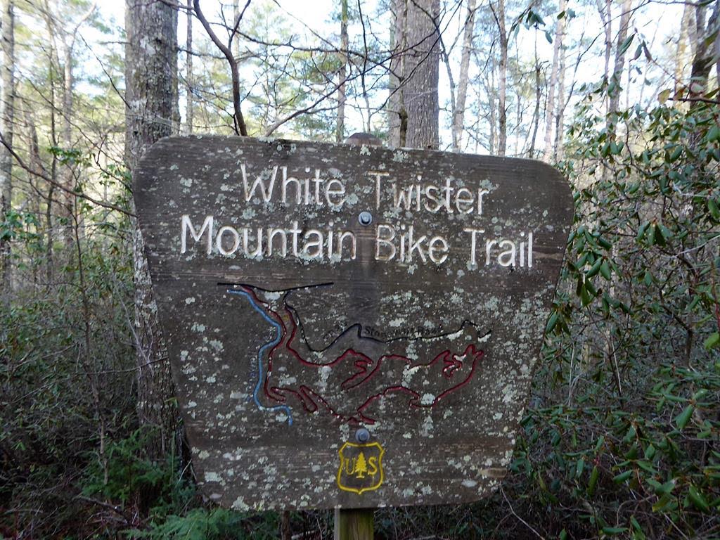 Sign at the trailhead.