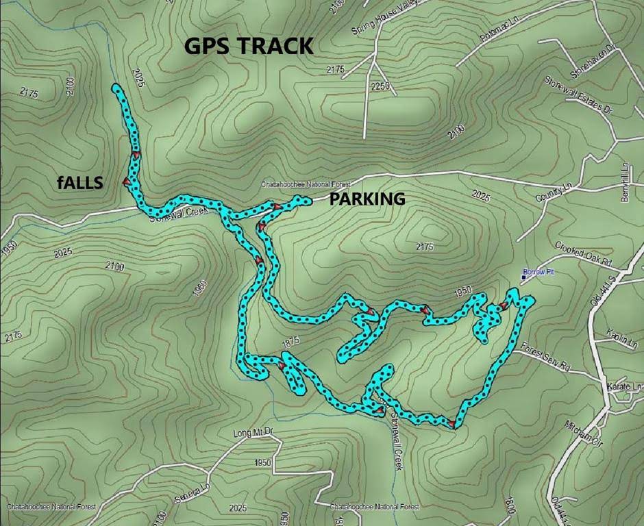 Our path today.