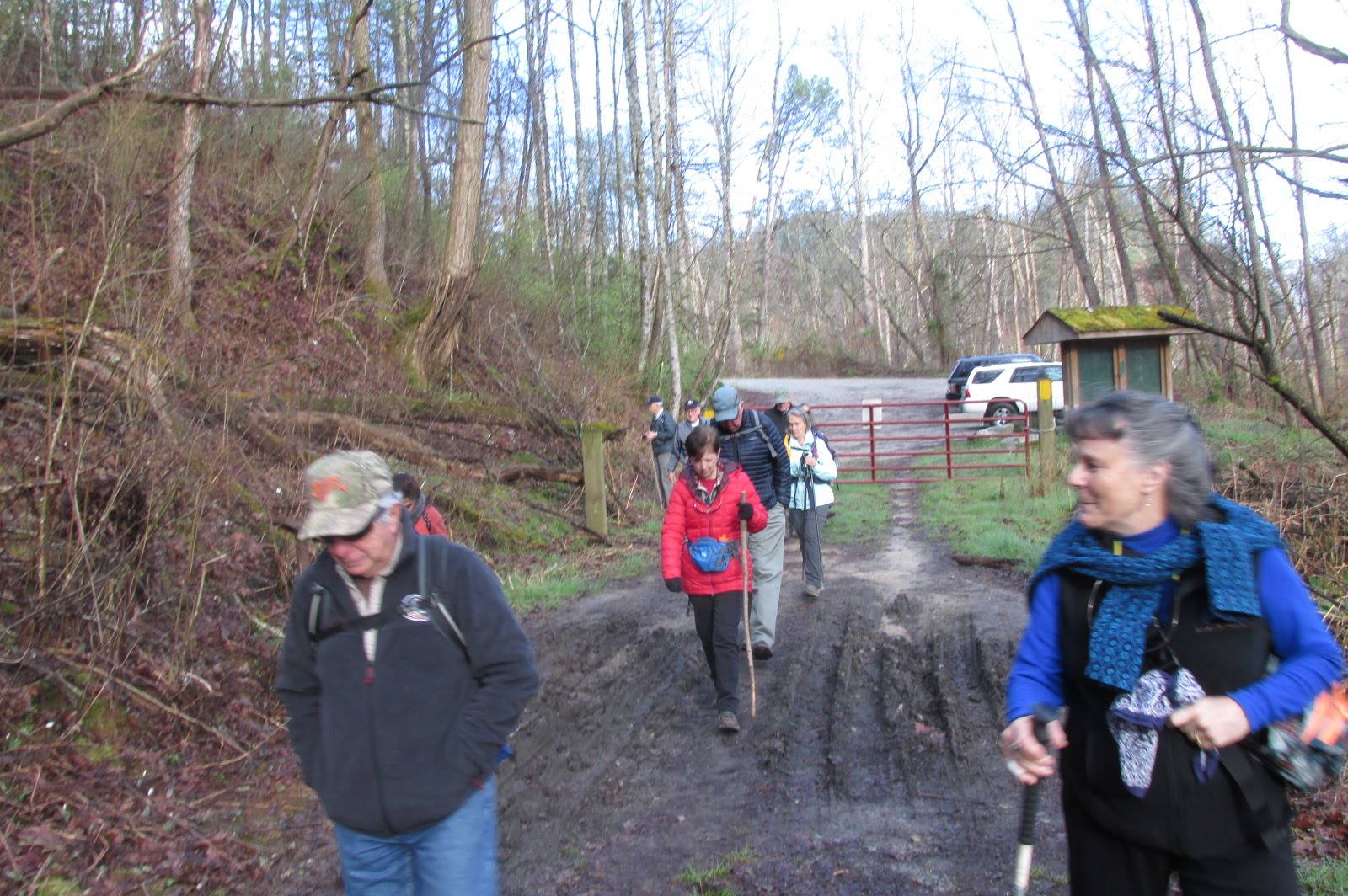 Headed for Licklog Creek.