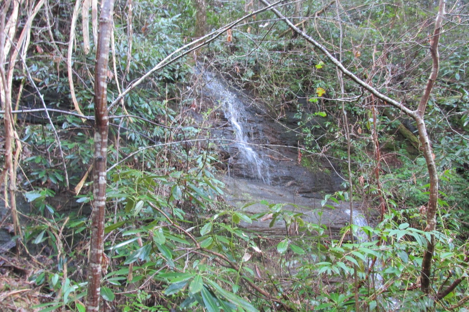 A nice little waterfall on the way!