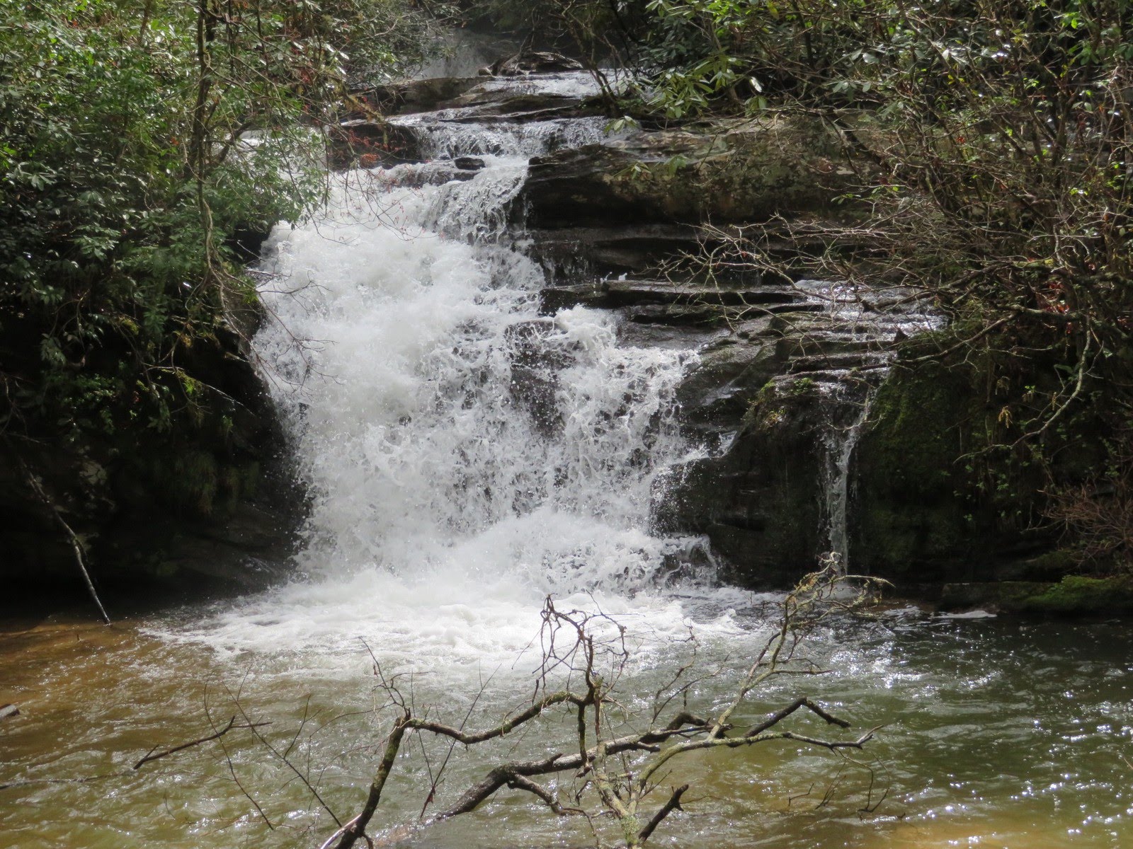 Our lunch spot. Pigpen Falls!