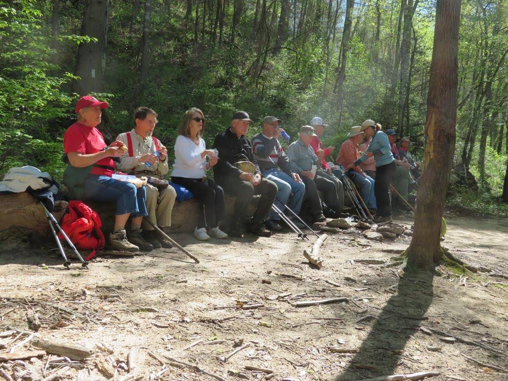 Our lunch spot back down at the Chattooga River.