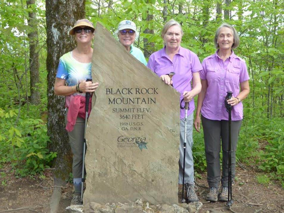 The summit of Black Rock Mt..