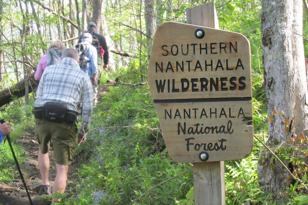 Here we are entering the Wilderness Area.