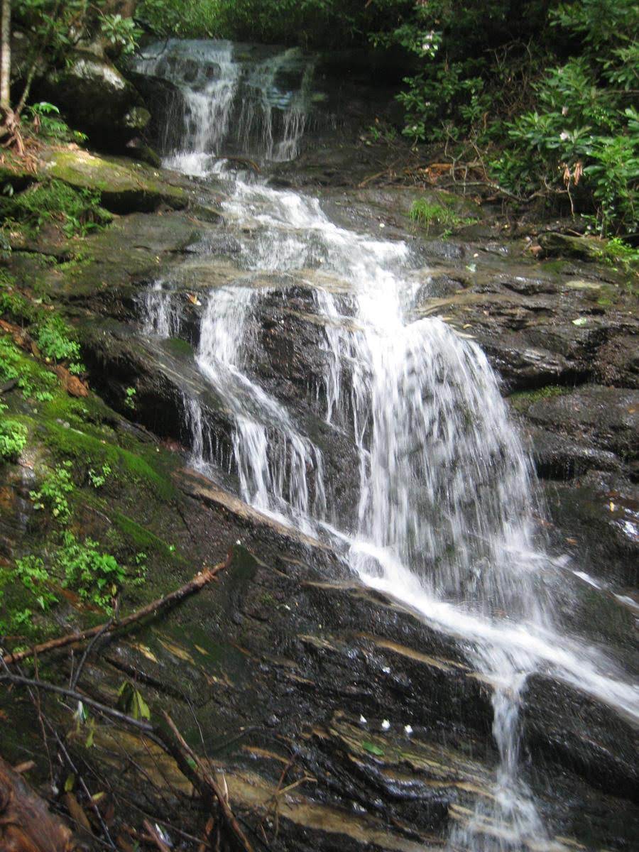 Shortly, we arrive at beautiful Becky Branch Falls!