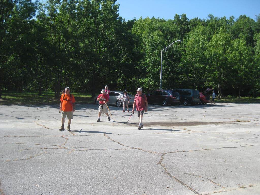 Next, we drive down to Bad Creek parking lot for access to the Foothills Trail!