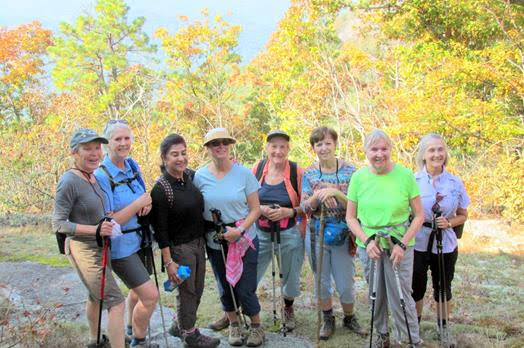 The ladies almost outnumbered the men!
