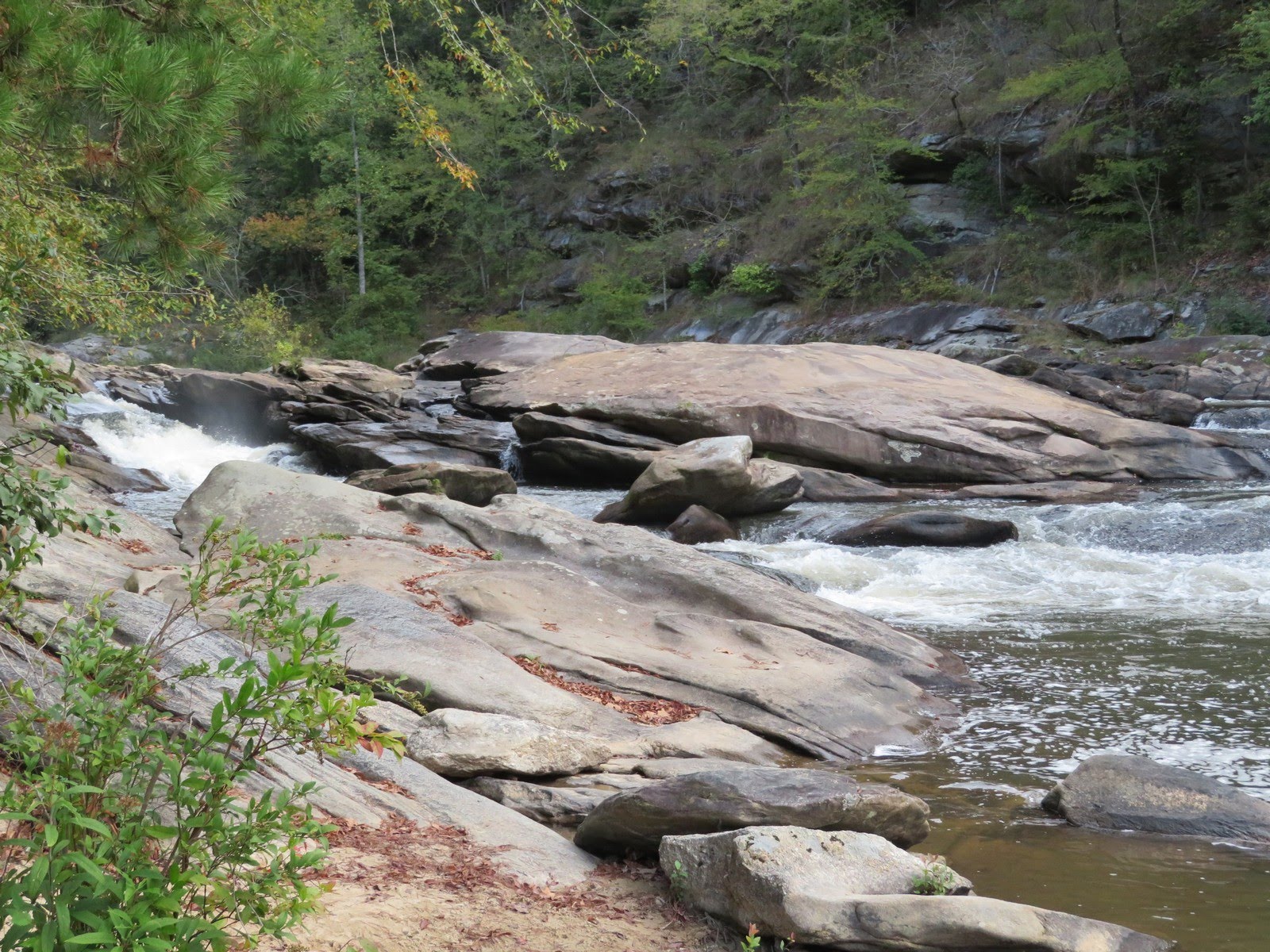 Beautiful rapids on the Chauga River.