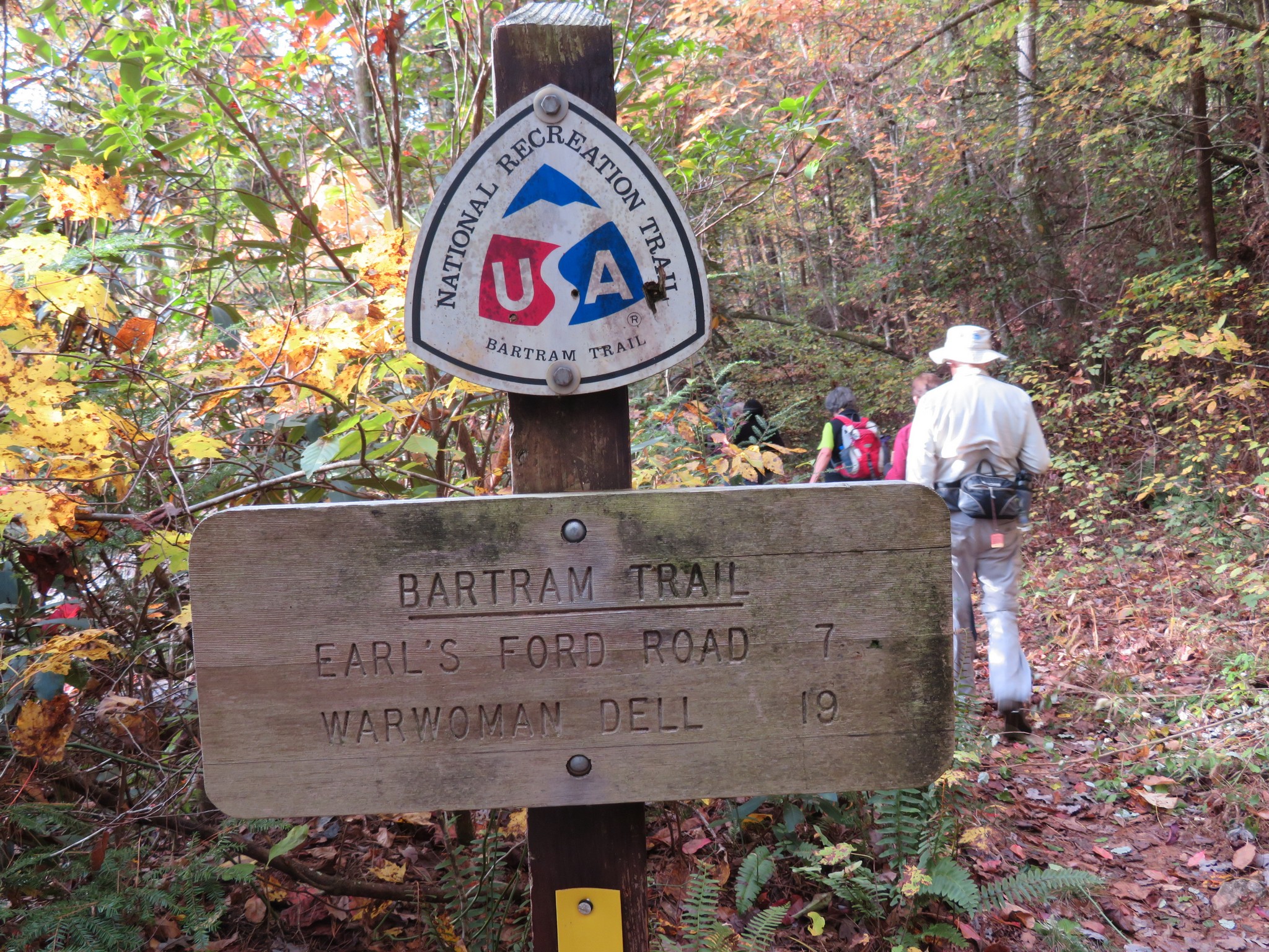 Sign at the trailhead