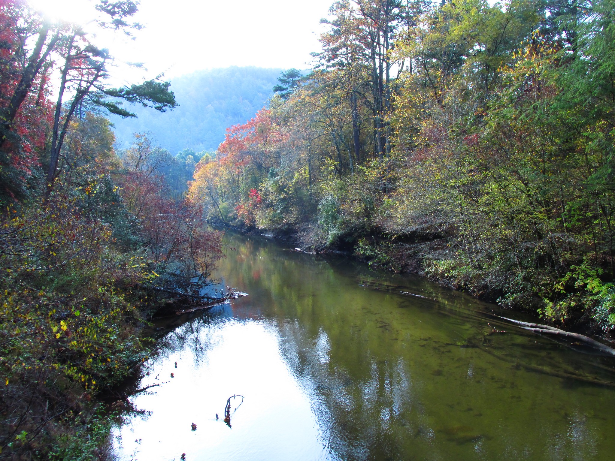 the West Fork Chattooga River