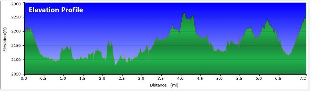 GPS elevation profile